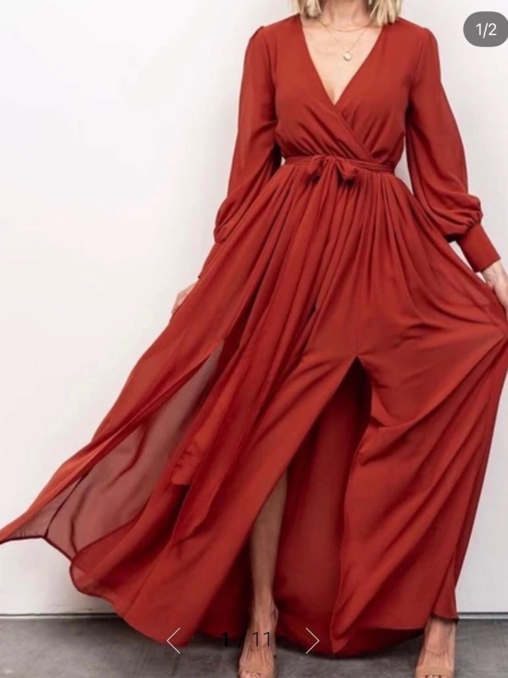 Rusty Red Baltic Born Maxi Dress